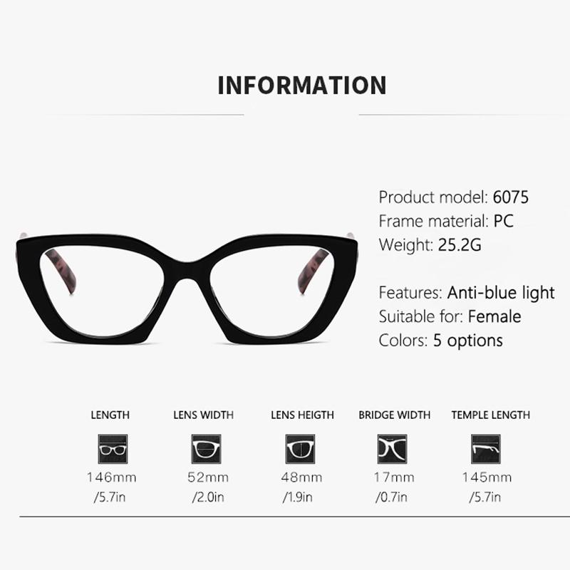 2/4PCS Presbyopia glasses der European and American retro leopard print bag - fashionable and stylish.6075