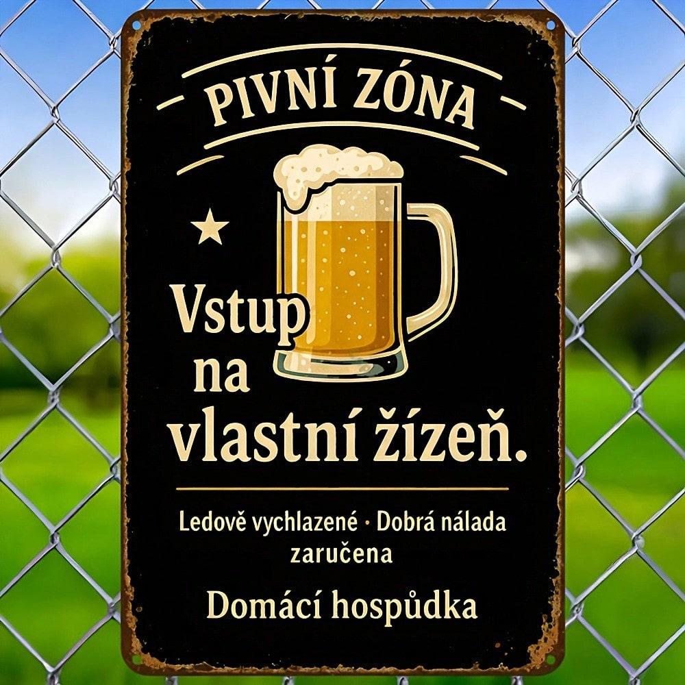 Vintage Czech Slogan Metal Sign 2D Flat Aluminum Wall Art Retro Home Decor Funny Quotes Life Sayings Weather Resistant for Resta