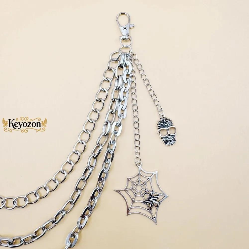 Stylish Vintage Metal Waist Chain For Women Zipper