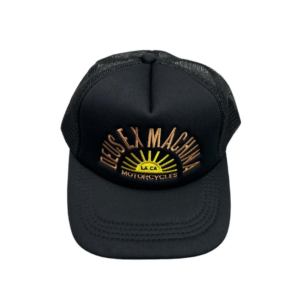 Vintage American Embroidered Letter Baseball Cap Men'S And Women'S Shade Mesh Personalized Truck Hat