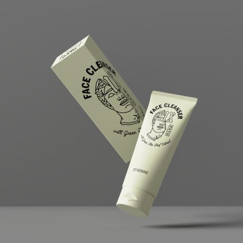 Limpador Facial Vegano com Extrato de Chá Verde