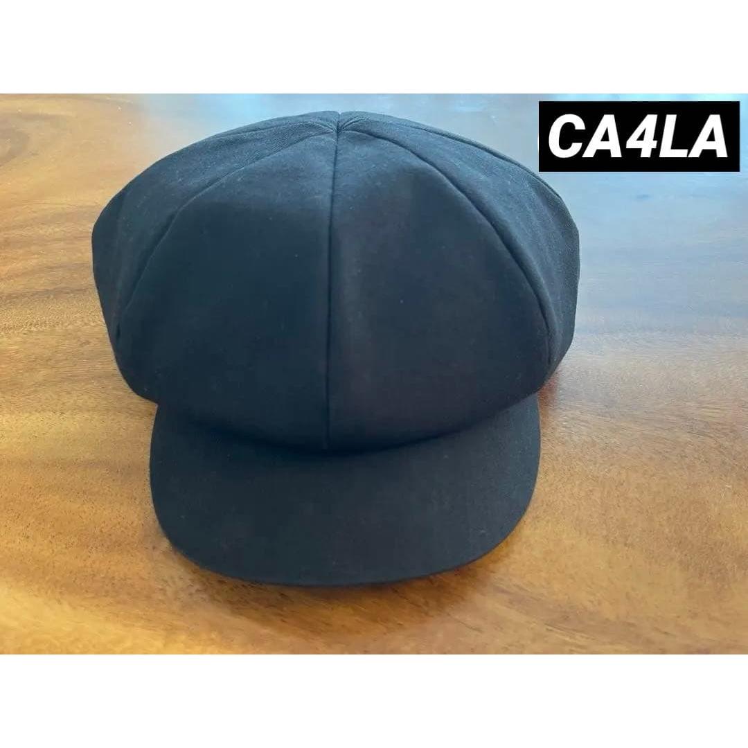 Used [CA4LA] Black newsboy cap