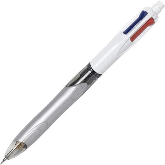 Retractable Ballpoint Pen with Mechanical Pencil BIC. 4-Color 3-in-1
