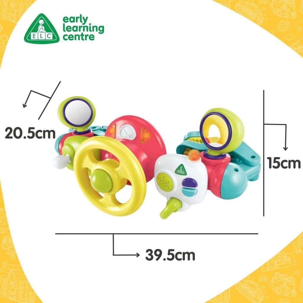 Early Learning Centre Light Sound Buggy Driver Stroller Toy with Drive Handle Authentic & (147696)