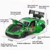 1:32 911 Gt3 Rs Panamera Racing Car Toy Models Alloy Diecast Doors Opened Exquisite Interior Pull Back Ornament Sports Cars Gift
