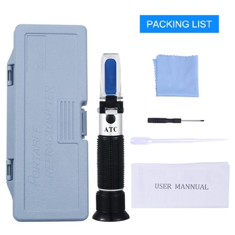 Refractometer Fit for Food Processing And Manufacturing Features Enhancing Optical Clear Temperature Compensated Design