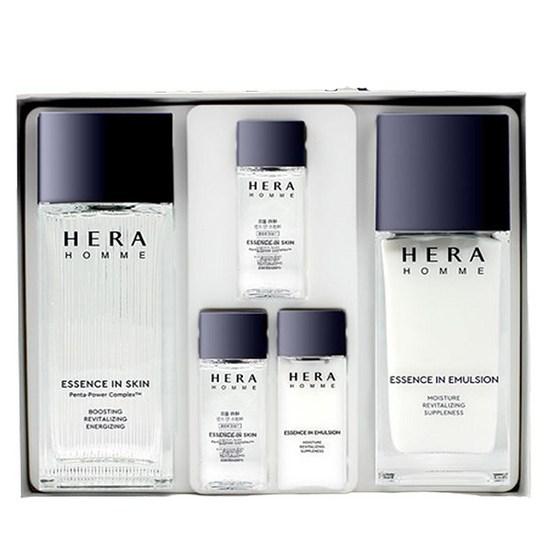 Hera Homme Essence In 2-piece Set Strong Moisturizing Oil Care, Refreshing Feeling, Anti-aging Skin, 1 Set