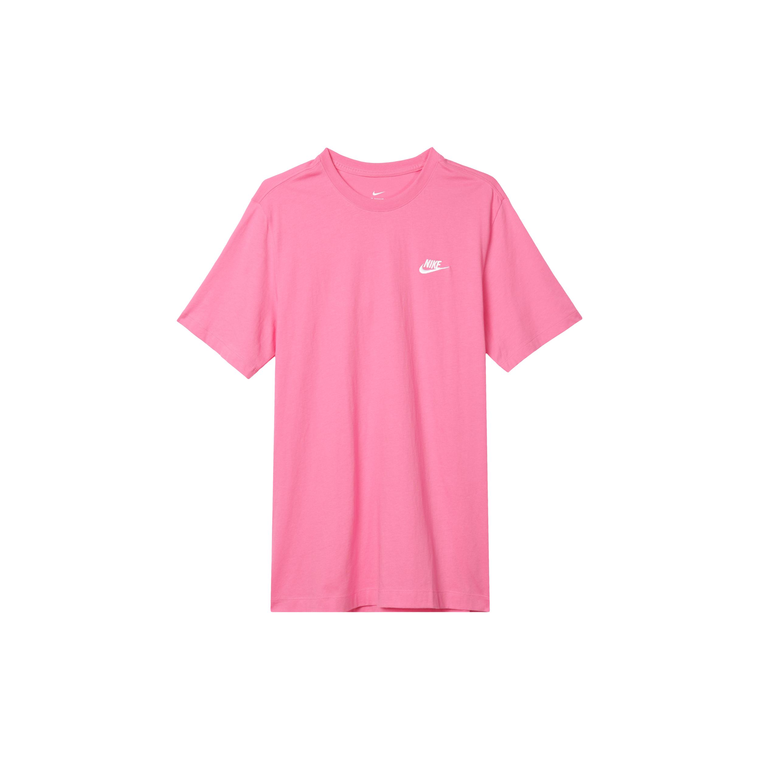 Nike T Shirts Men`s Pink Crew