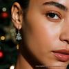 Adaptable Pink Christmas Tree Earrings – Exquisite & Cute for Valentine’s Day or Christmas