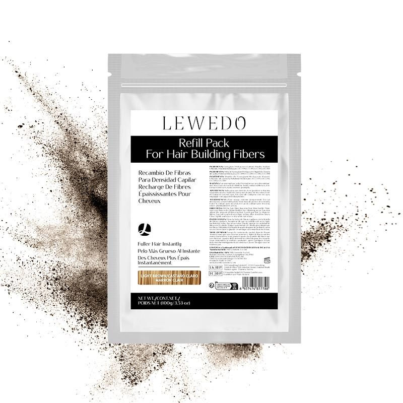 100g Queda de Cabelo Construção Fibras Capilares Misturador Camuflagem Modelagem Fibra Pós Capilares Raleamento Queratina Extensão de Cílios Preto