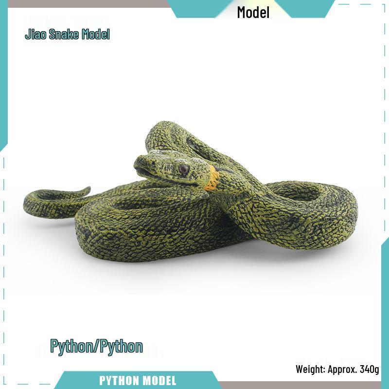Reptile Simulation: Snake Wildlife Toy - Children's Cognitive Decor Model