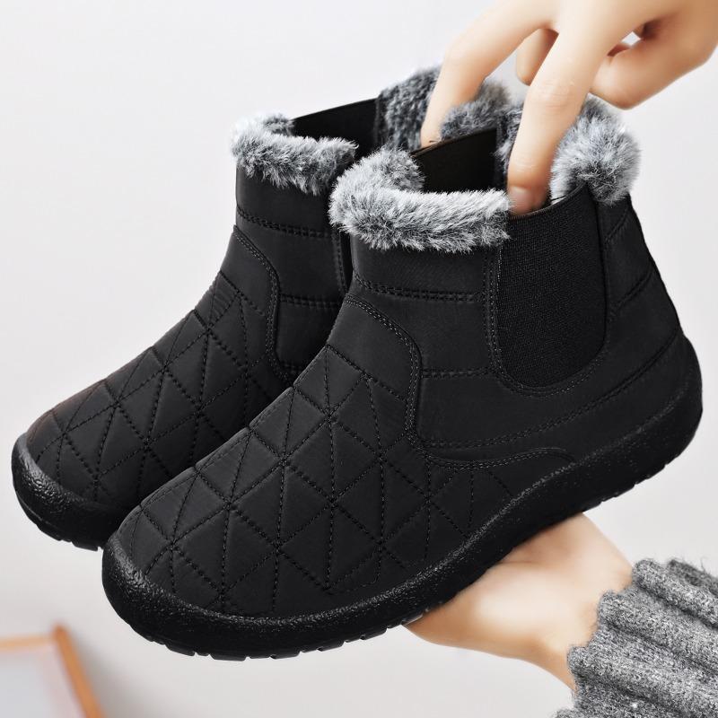 Snow Boots, Cotton Shoes, Cold-proof and Warm Cotton Boots, Thickened Women's Boots, Versatile Women's Shoes