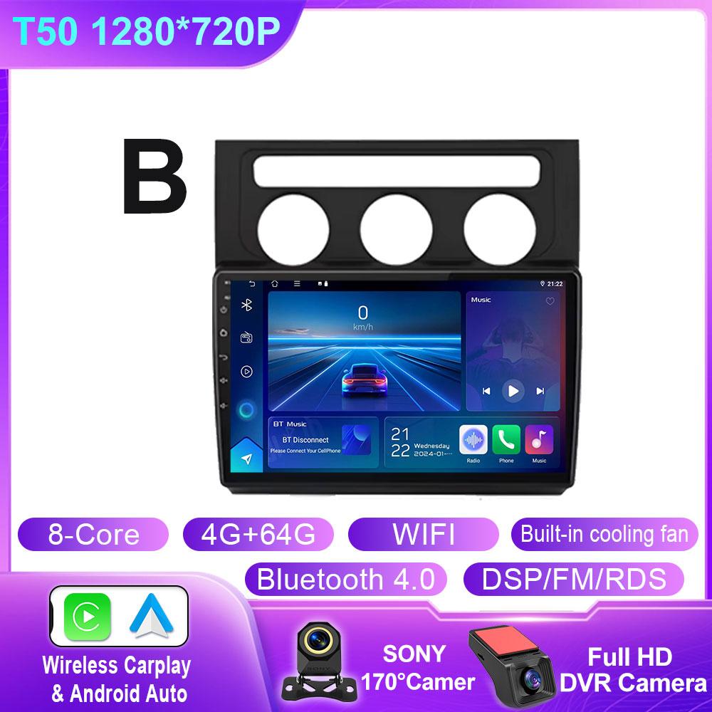 Car Radio For Volkswagen Touran 1 2003 - 2010 Wireless CarPlay Android Auto Car Intelligent Systems WIFI QLED No 2 Din 2din DVD