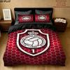Royal Antwerp Fc Pattern Bedding uilt Set uilt Cover Pillowcase Home Decoration Birthday Gift (1 * duvet cover + 2 * pillowcase without core)