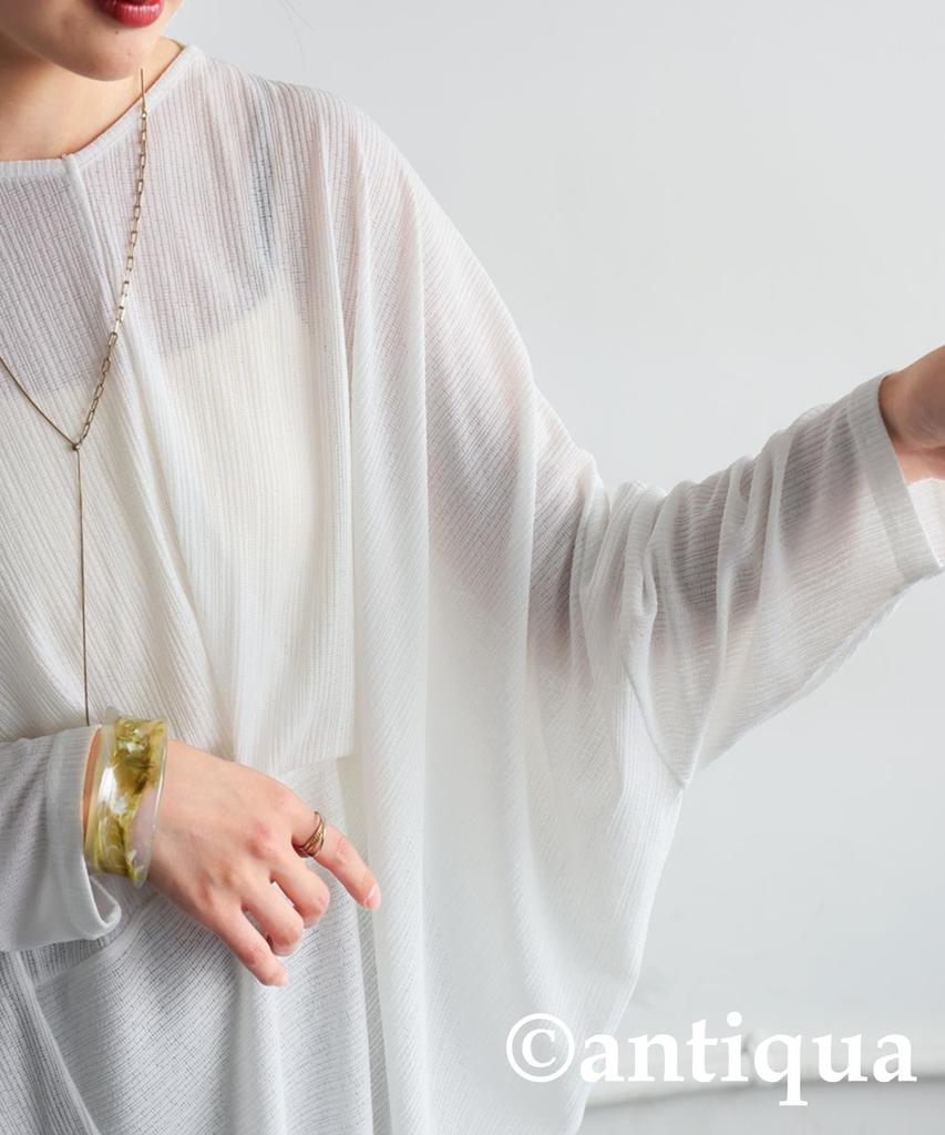 Antiqua Asymmetrical Cut and One Size White Women's Top, Sewn, PA-03799, 03,