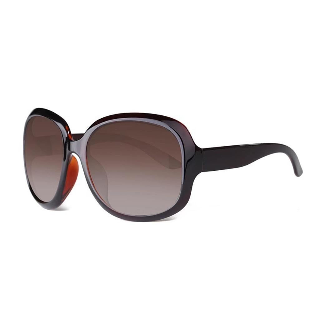 

Oversized Gradient Sunglasses Luxury Designer UV400 Protection Ladies Trendy Shades Aesthetic Eyewear Sleek Fashion Sun Glass темно-коричневого