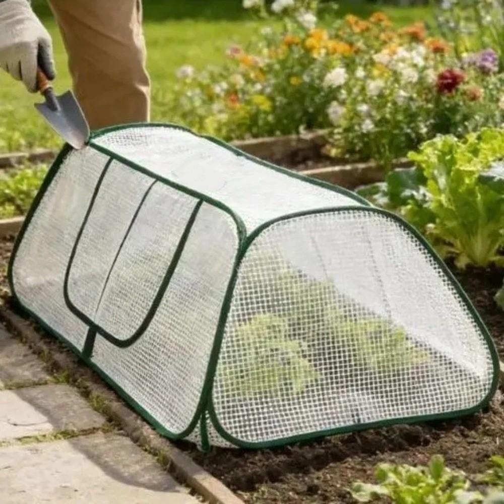 Housse de protection isolante pour plantes Filet pop-up pour plantes Cage protectrice transparente en PVC Lit de légumes