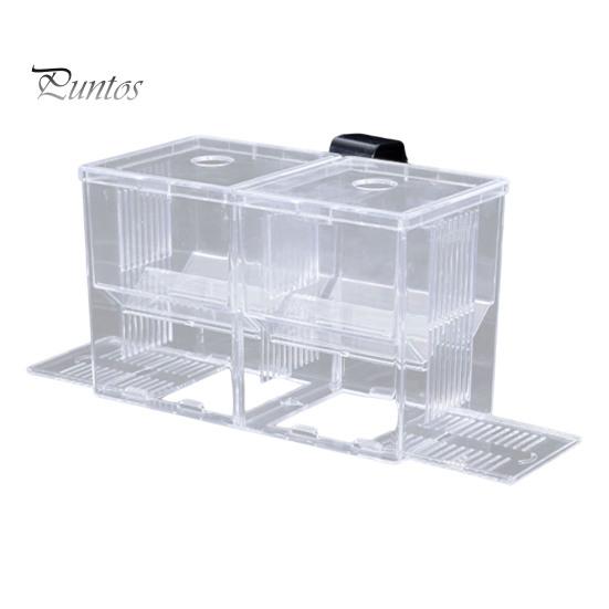 Aquarium Breeder Box Isolation Fish Breeding Hatching Divider Transparent Multi-Grid Design Fish Breeding Isolation Box for Shrimp Clownfish