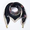 Hot-selling Magnetic Buckle Velvet Warm Square Scarf Women's Spring and Autumn Versatile Silk Scarf Scarf Temperament Small Scarf