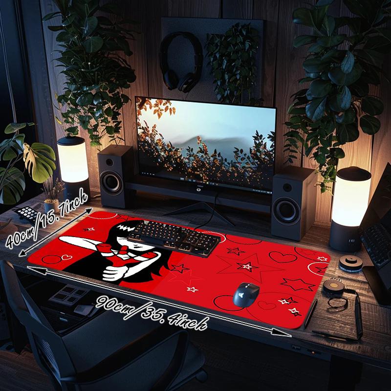 1PC Girl Hearts Large Durable Mouse Pad Suitable for Office Desks, Gaming Desktops.Non-Slip Back P78