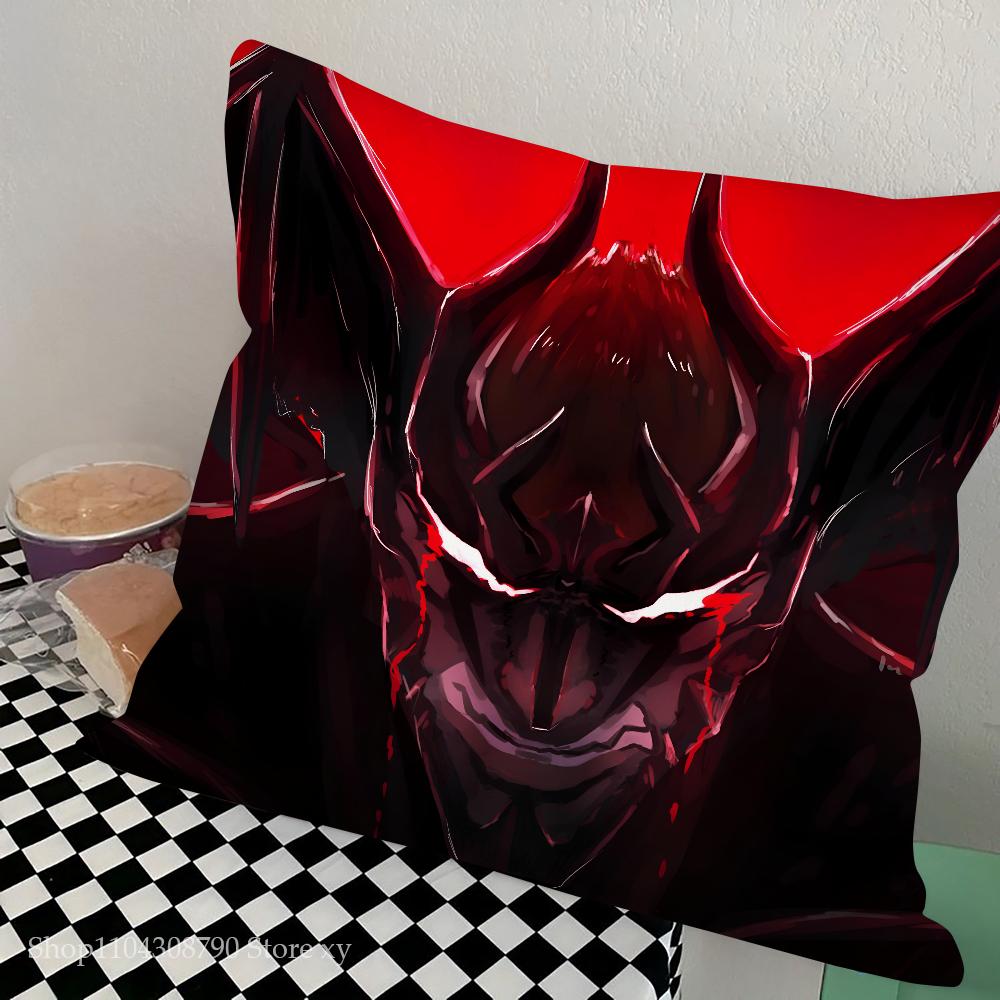 Anime Devilman Crybaby Kissenbezug Quadratisches Kissen Schlafzimmer Sofa Freizeit Komfort Kissen Auto Wohnzimmer Heimdekoration