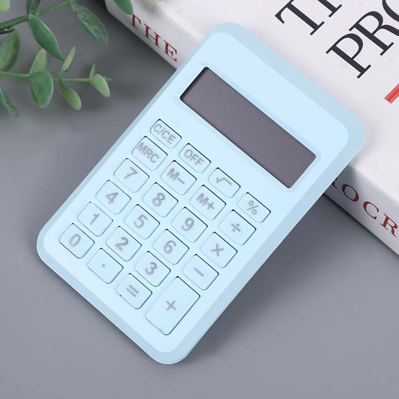 1PC Simple Calculator, Small Portable, Large Screen Arithmetic Machine, Suitable for Exam Work and Study Calculator