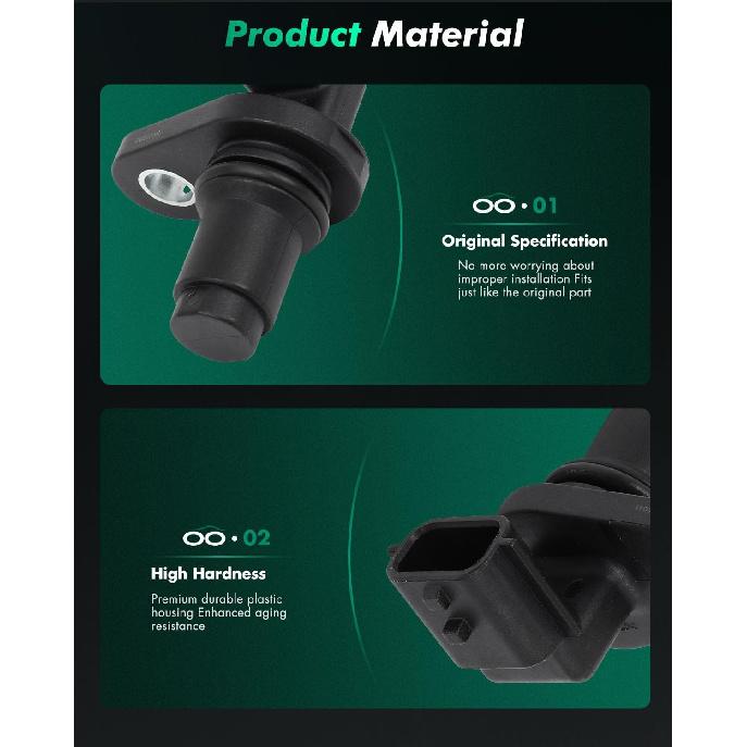 SCITOO Camshaft Position Sensor fit for Nissan for 350Z 2008-2009,for Nissan for Altima 2007-2018,for Nissan for GT-R 2009-2018