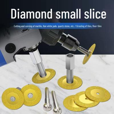 Emery Brazed Cutting Disc: Seam Cleaning, Marble, Jade, Ceramic Tile Engraving Saw Blade for Electric Drills