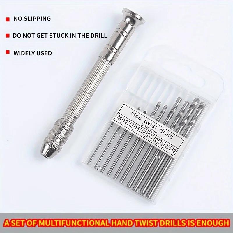 Precision Mini Hand Drill Set for Resin Beads Jewelry Making & Model Crafting