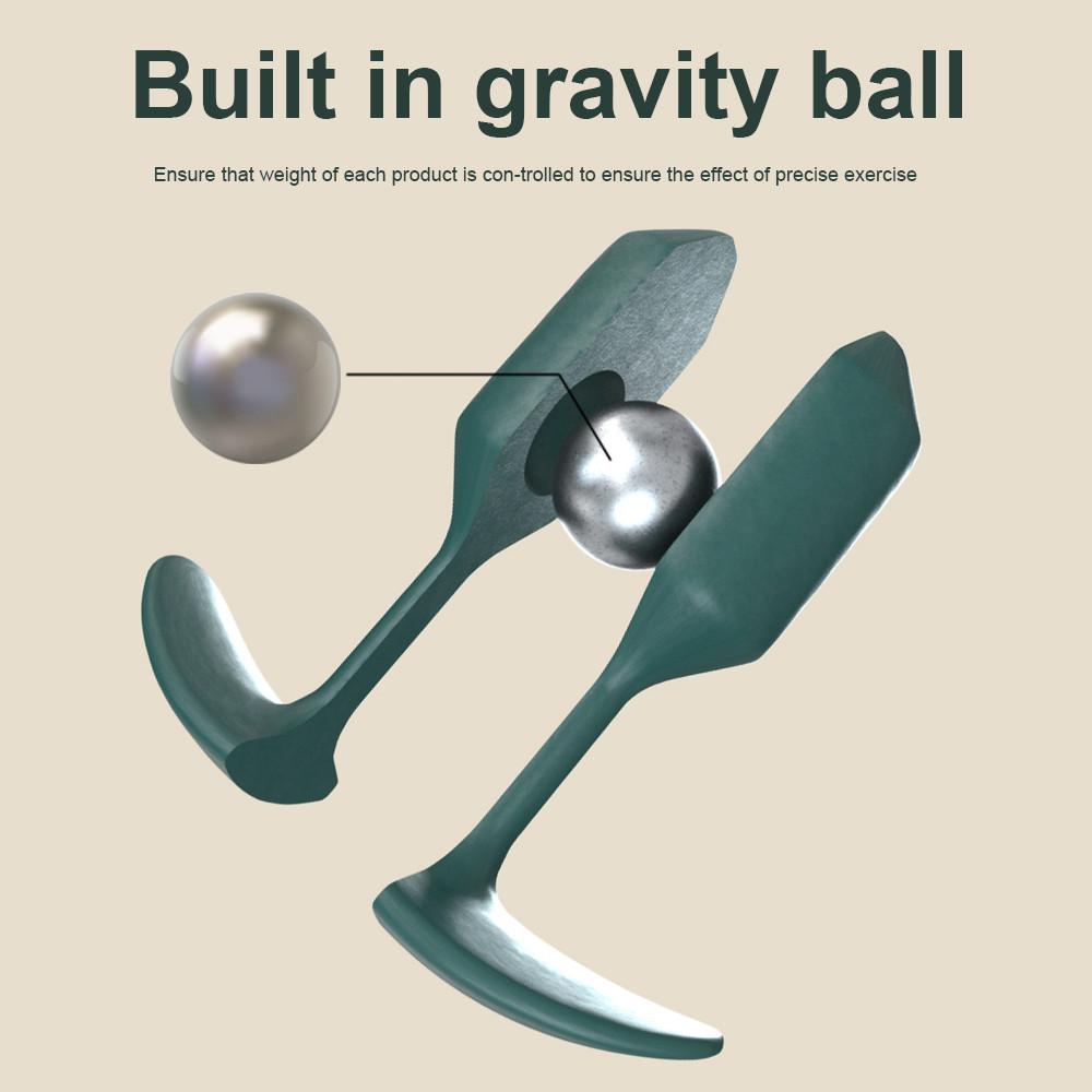 Anal Training S/m/l Steel Ball Built-In Butt Plug Dildos for Men Buttplug Male Prostate Massage Anus Dilatador Adult Supplies