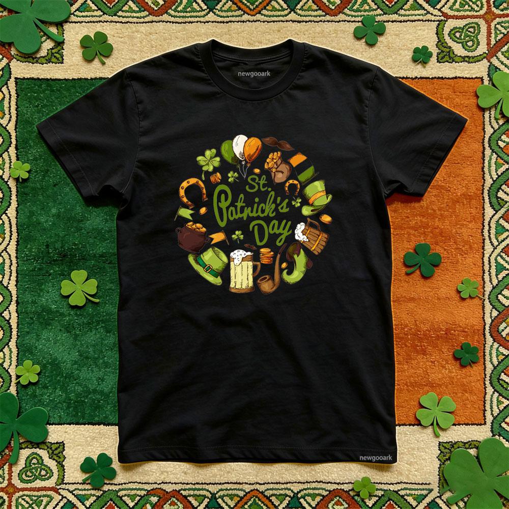 St Patricks Day Irish Festivals TShirt Women Unisex Casual Cotton Graphic T Shirts Oneck Shirt Unisex Adult Shortsleev
