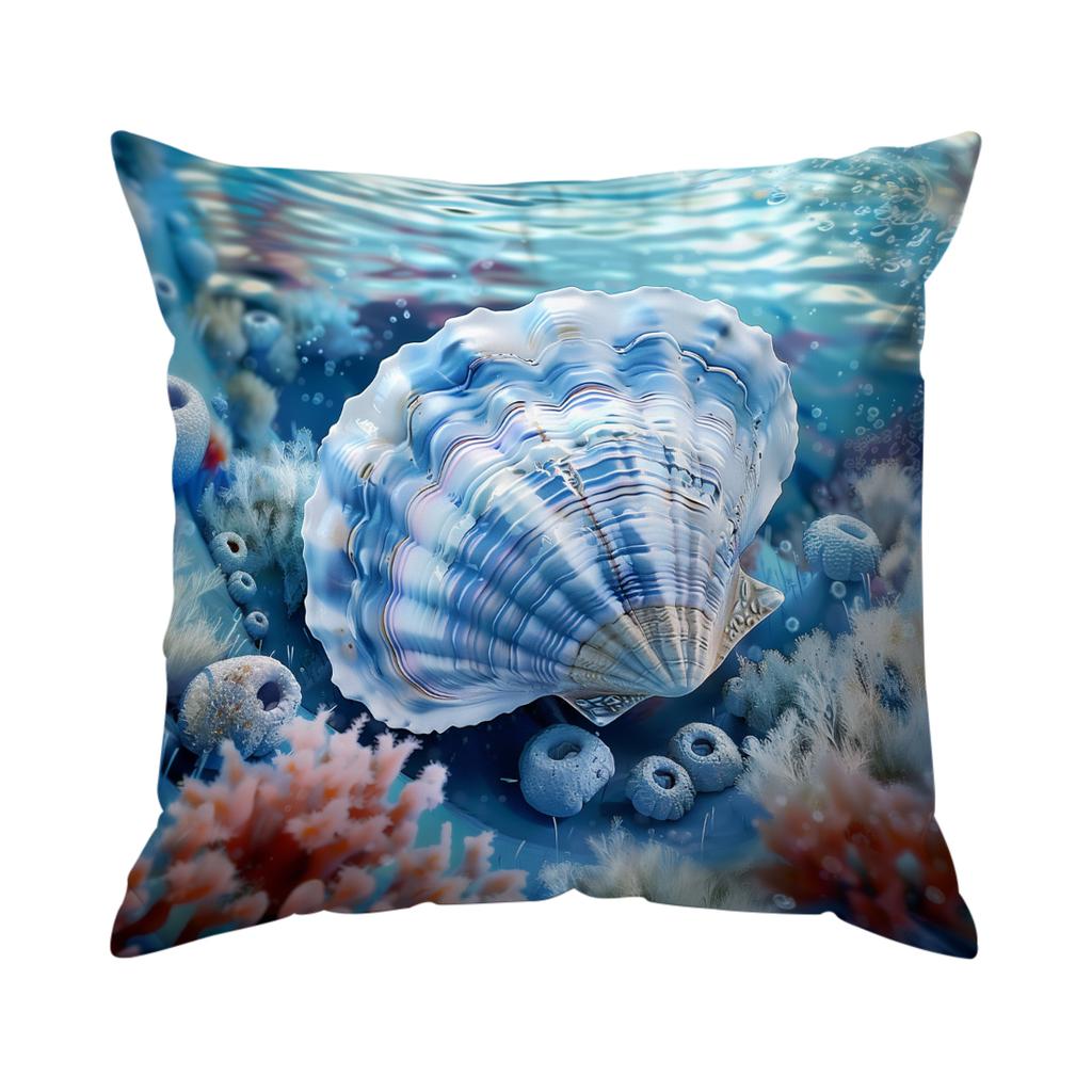 Meeresmotiv Kissen Kissenbezug Polyester Kissenbezug Dekokissen Kissenbezug Haus Auto Sofa Dekor