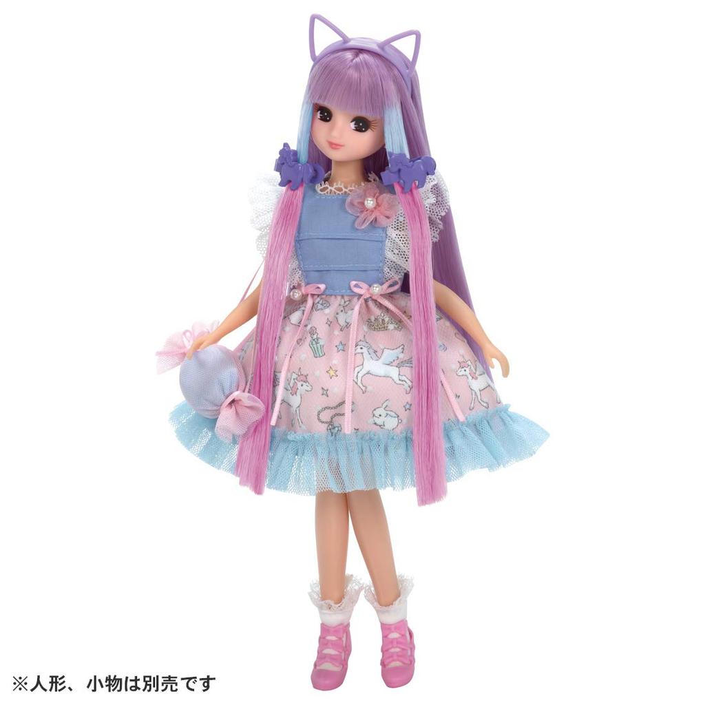 Licca-chan Dress, Dreamy Color Dress Set, Cute Sweets