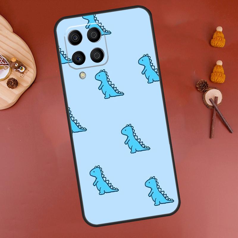 Cute Dino Case For Samsung Galaxy M32 M12 M52 M21 M31 M15 M55 M56 M36 M16 M06 M13 M33 M53 M14 M34 M54