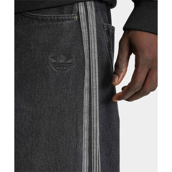 Adidas Originals Classic Street Casual Striped Loose Denim Pants Men bottoms IB6947