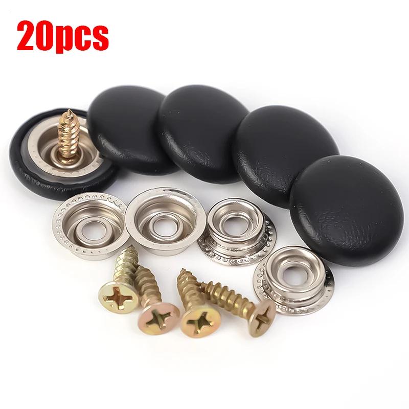 Car Roof Fixing Buckles Screw Set Interior Ceiling Headliner Cloth Repair Screw Cap Pu Rivets Retainer Buckle Accessories