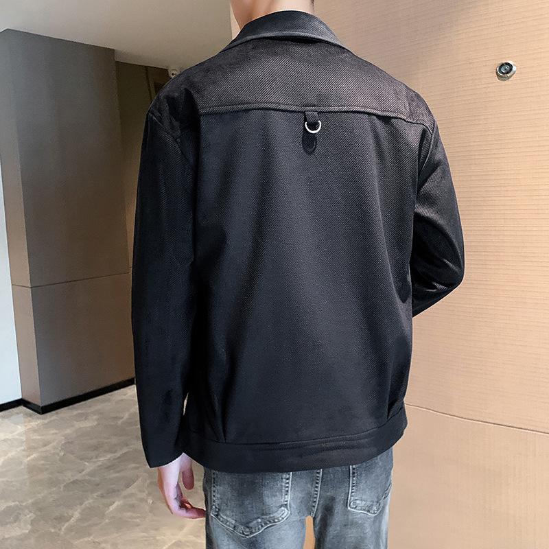 Men's Trendy Korean Style Casual Suit Jacket for Autumn/Winter