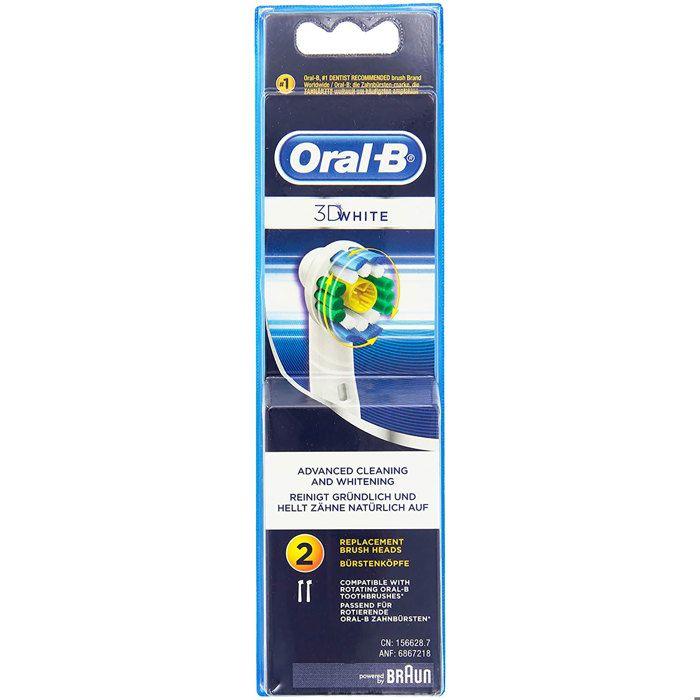Tête de brosse à dent - ORAL-B - EB 18-2 ProBright - Acier blanc - Mixte - Adulte
