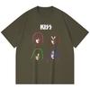 230 g/m² 100% Bavlna T-shirt Heavy Metal Rocková Kapela Tisk Populární Hudby Unisex Těžký Bavlněný T-shirt