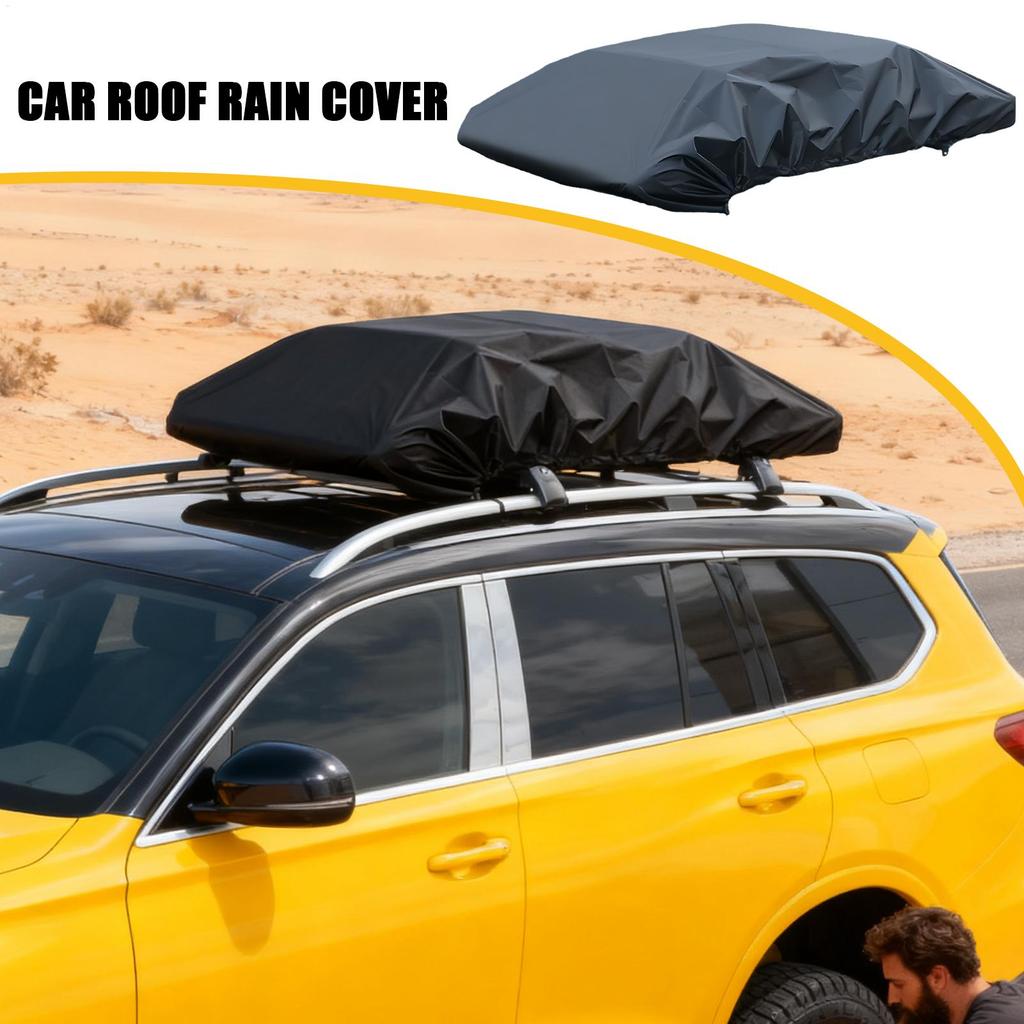 Roof Rack Cover Waterproof Luggage Bag Protector Dust Rain Resistant Travel Storage Case for SUV Car Automotive Camping Outdoor