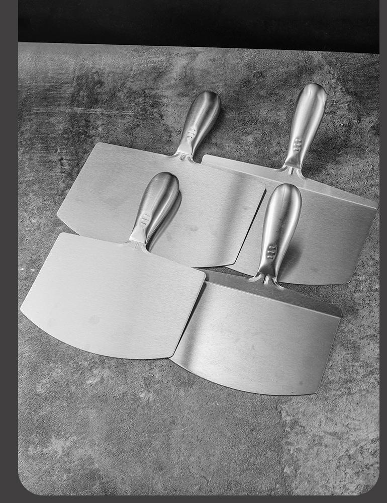 Stainless Steel Putty Knife Scraper Paint Filling Spatula Painters Tool Paint Feed Filling Scraper Spackle Knife for Plaster Square small