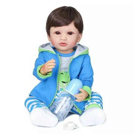 NPK Genuine 55CM Waterproof Full Silicone Reborn Baby Doll