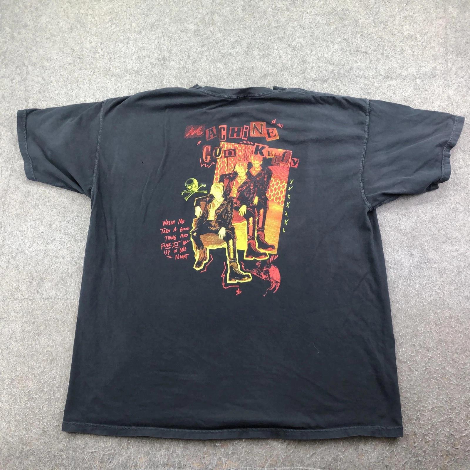 Machine Gun Kelly I Think I m Okay Graphic Multicolor Short Sleeves T Shirt XXL