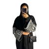 Loriya 2024 Cardigan Abaya Brodé Élégant LR784 - Mode Dubaï & Turquie