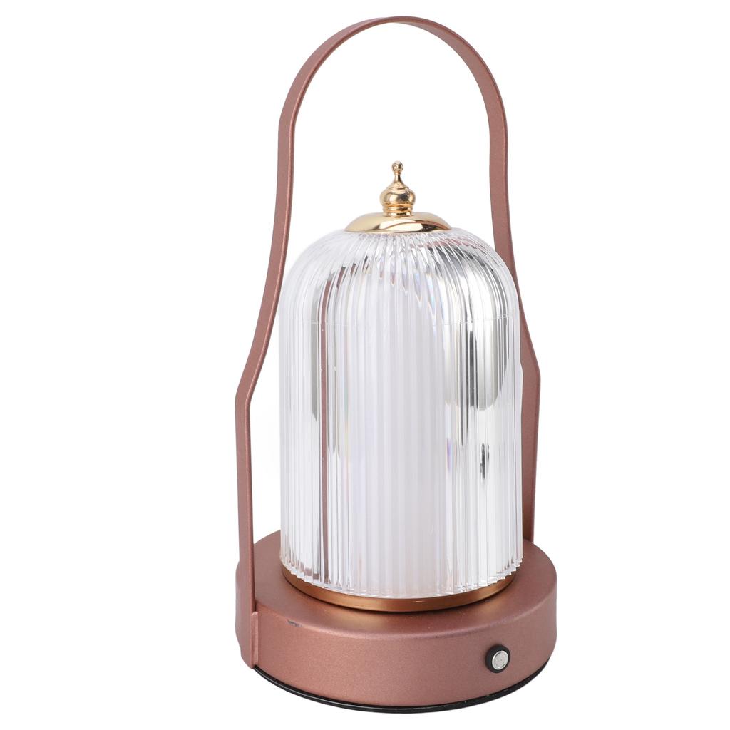 Table Lamp Portable USB Charging 3600mAh Touch Control Stepless Dimmable 3 Color Temperature Cordless Lantern for
