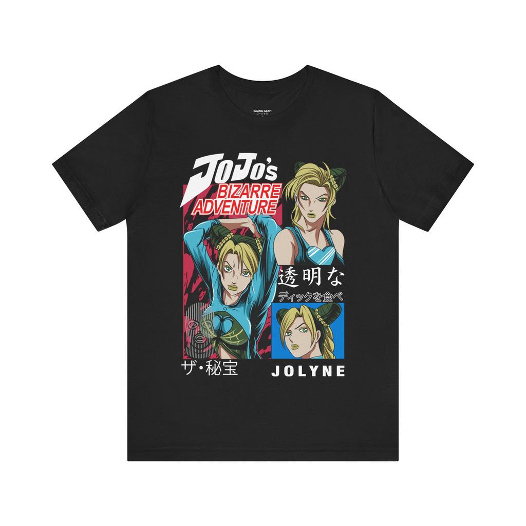 Anime JoJos Bizarre Adventure Graphic 100Cotton Unisex Shirt Unisex Short Sleeve ONeck Y2k Women Oversized TShirt High Quality