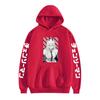 Bluza z kapturem Chainsaw Man Cartoon Bluza z kapturem Anime Nadruk Fajny KRESKÓWKA Pulower z kapturem Unisex
