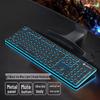 Silent Wireless Wolf Path Keyboard & Mouse Set for Office & Gaming