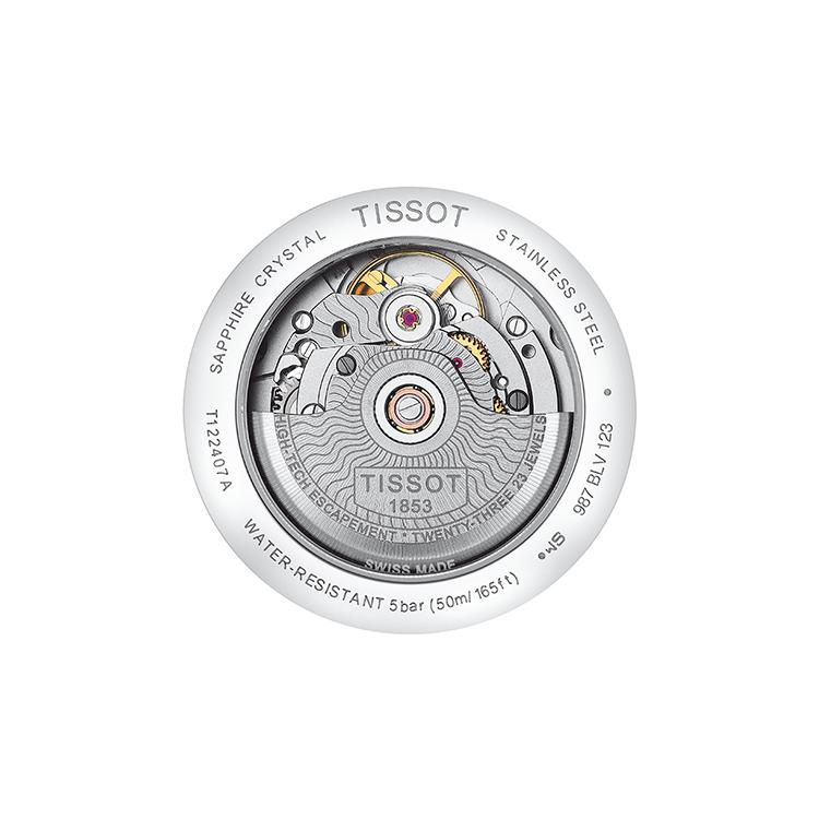 TISSOT Kason Zen I Collection Automatic Mechanical Movement Unisex Watch 40mm Black Dial Stainless Steel Case T1224071105100+T1222071105100