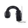 180 Degree AN4 AN6 AN8 AN10 Hose End Fitting Swivel Adapter High Strength Oil Cooler Connector for Workshop